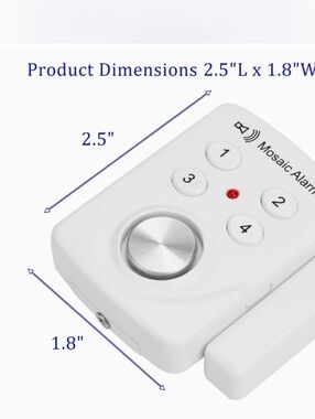 Mosaic Alarm Door and Window Alarms